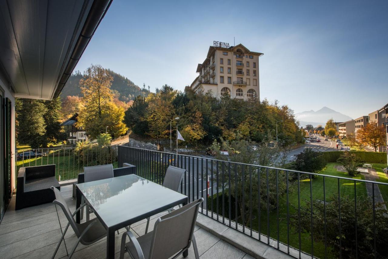 Апартаменты Dependance Penthouse Интерлакен Экстерьер фото
