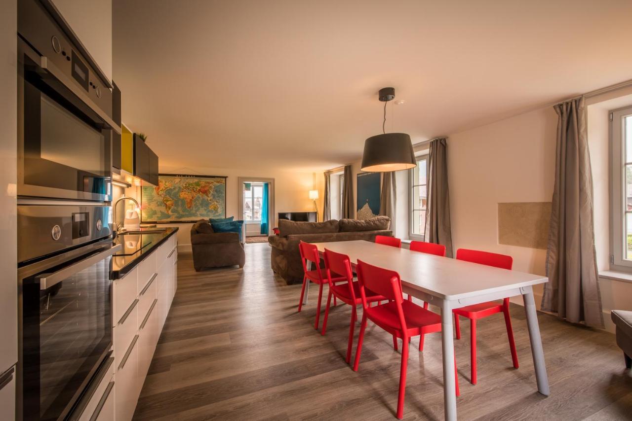 Апартаменты Dependance Penthouse Интерлакен Экстерьер фото